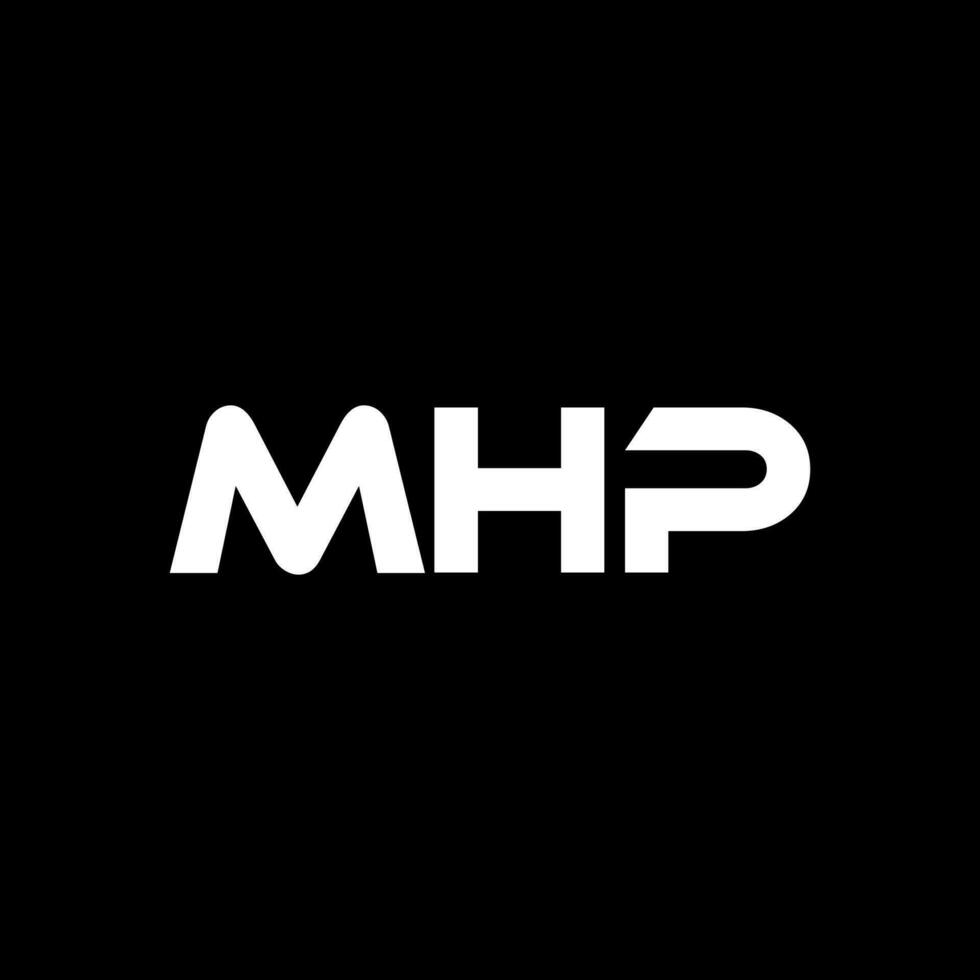 mhp brief logo ontwerp, inspiratie voor een uniek identiteit. modern elegantie en creatief ontwerp. watermerk uw succes met de opvallend deze logo. vector