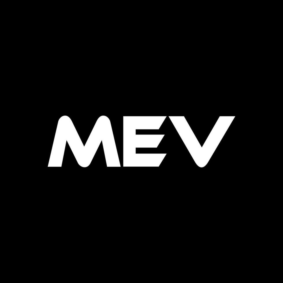 mev brief logo ontwerp, inspiratie voor een uniek identiteit. modern elegantie en creatief ontwerp. watermerk uw succes met de opvallend deze logo. vector