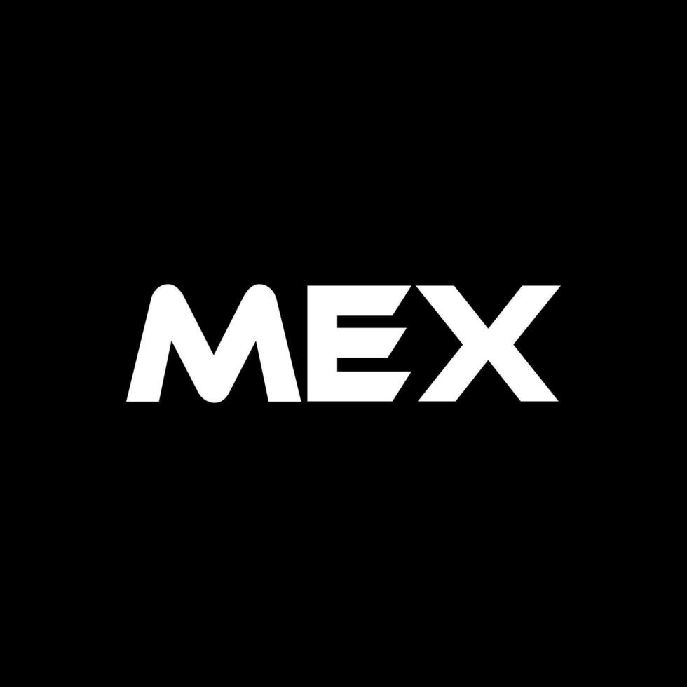 Mex brief logo ontwerp, inspiratie voor een uniek identiteit. modern elegantie en creatief ontwerp. watermerk uw succes met de opvallend deze logo. vector