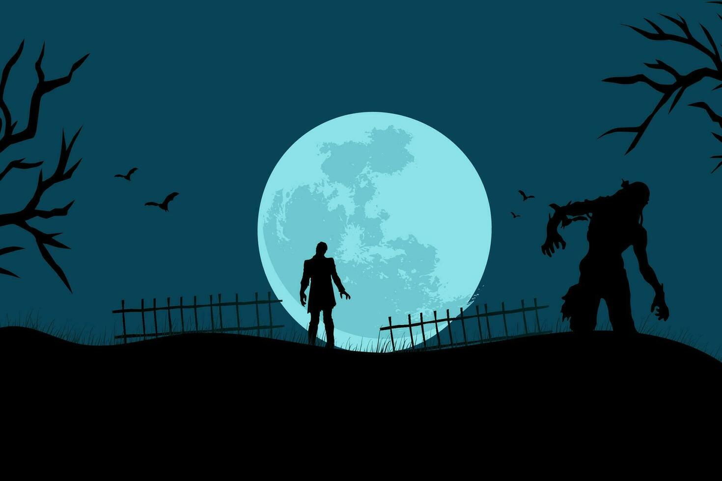 halloween reeks achtergrond elementen bundel thema pak vector