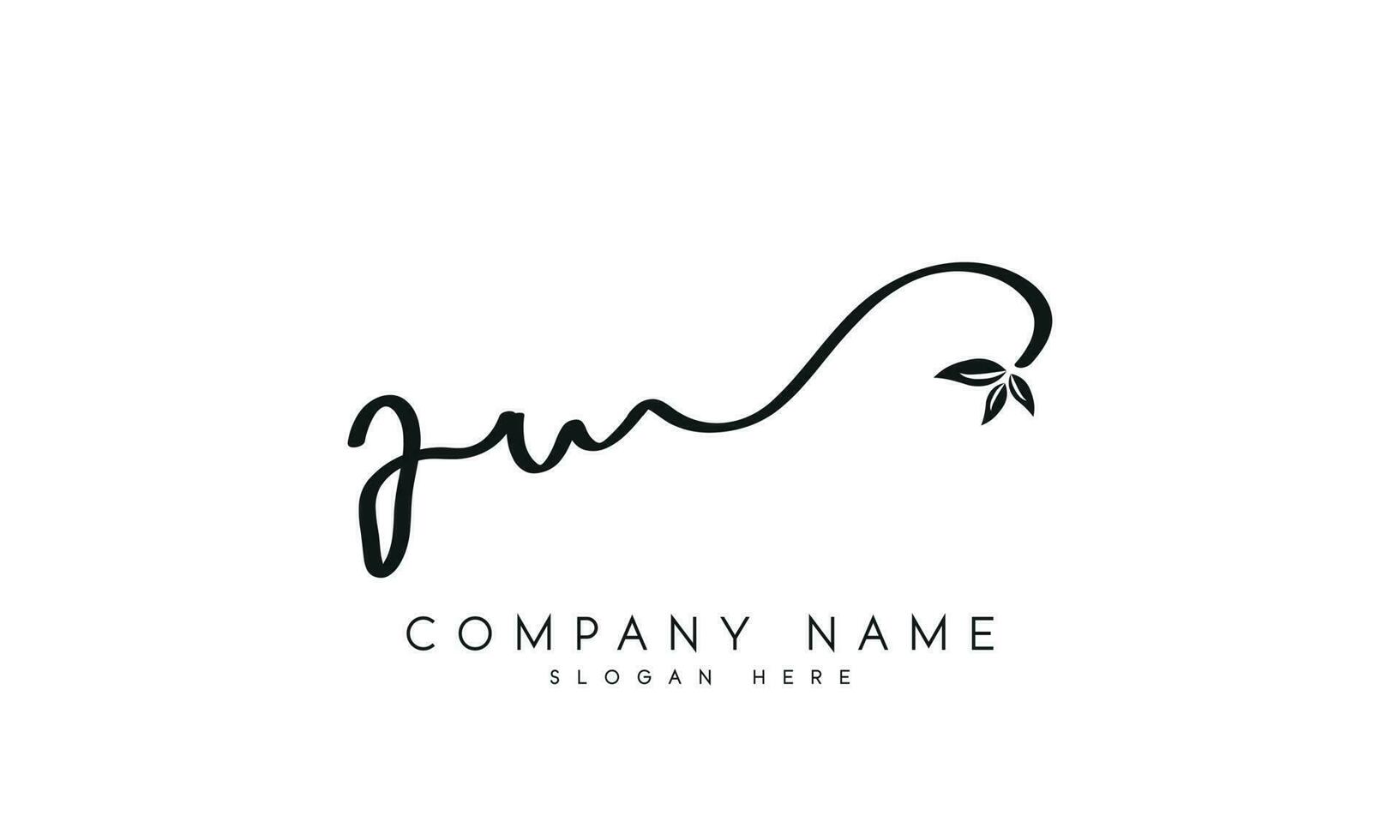 handschrift jw logo ontwerp. jw logo ontwerp vector illustratie Aan wit achtergrond. vrij vector