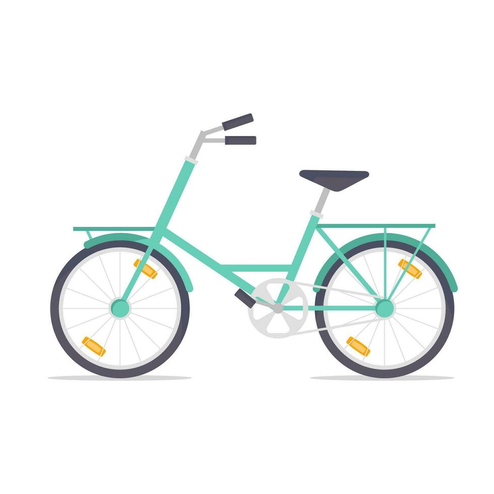 fiets. voertuig voor vervoer of levering. fiets illustratie voor uw ontwerp vector