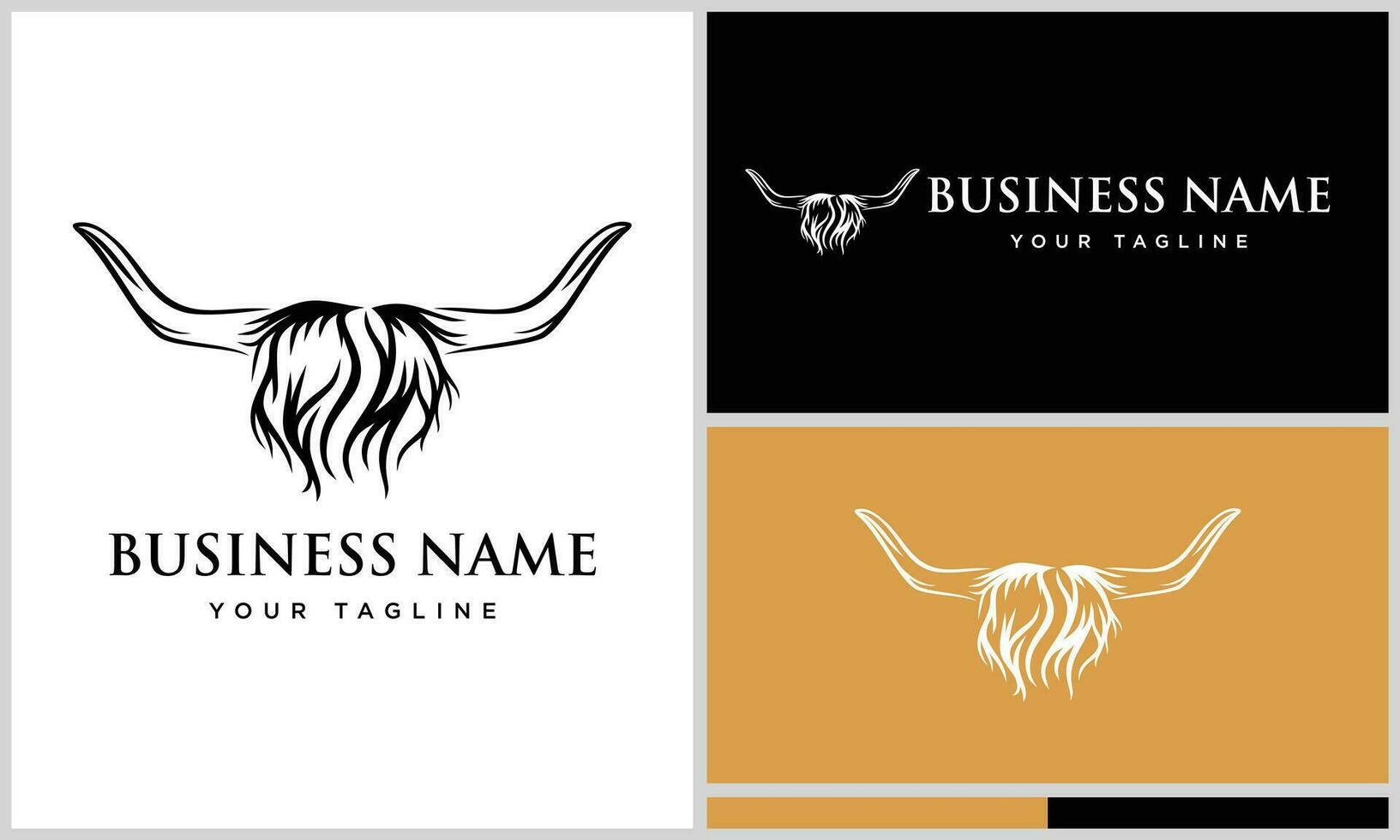 lijn kunst bizon hoofd logo vector