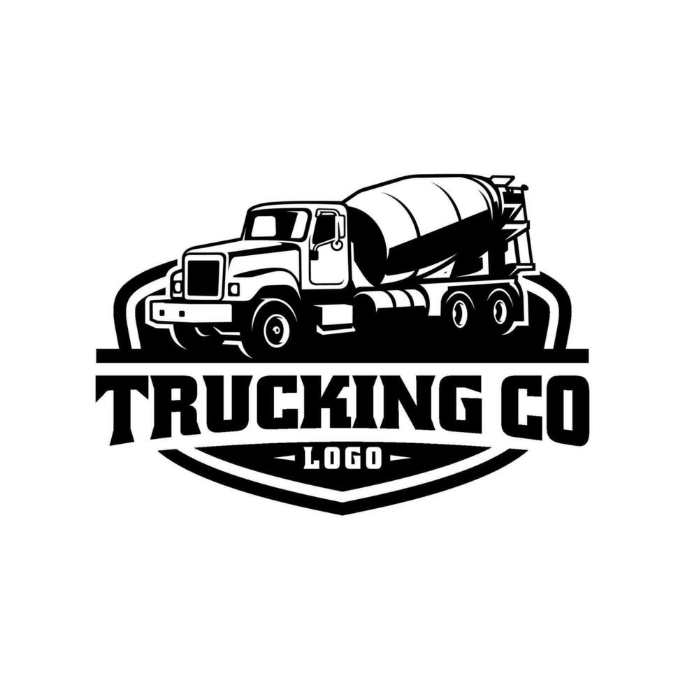 beton menger vrachtauto logo vector