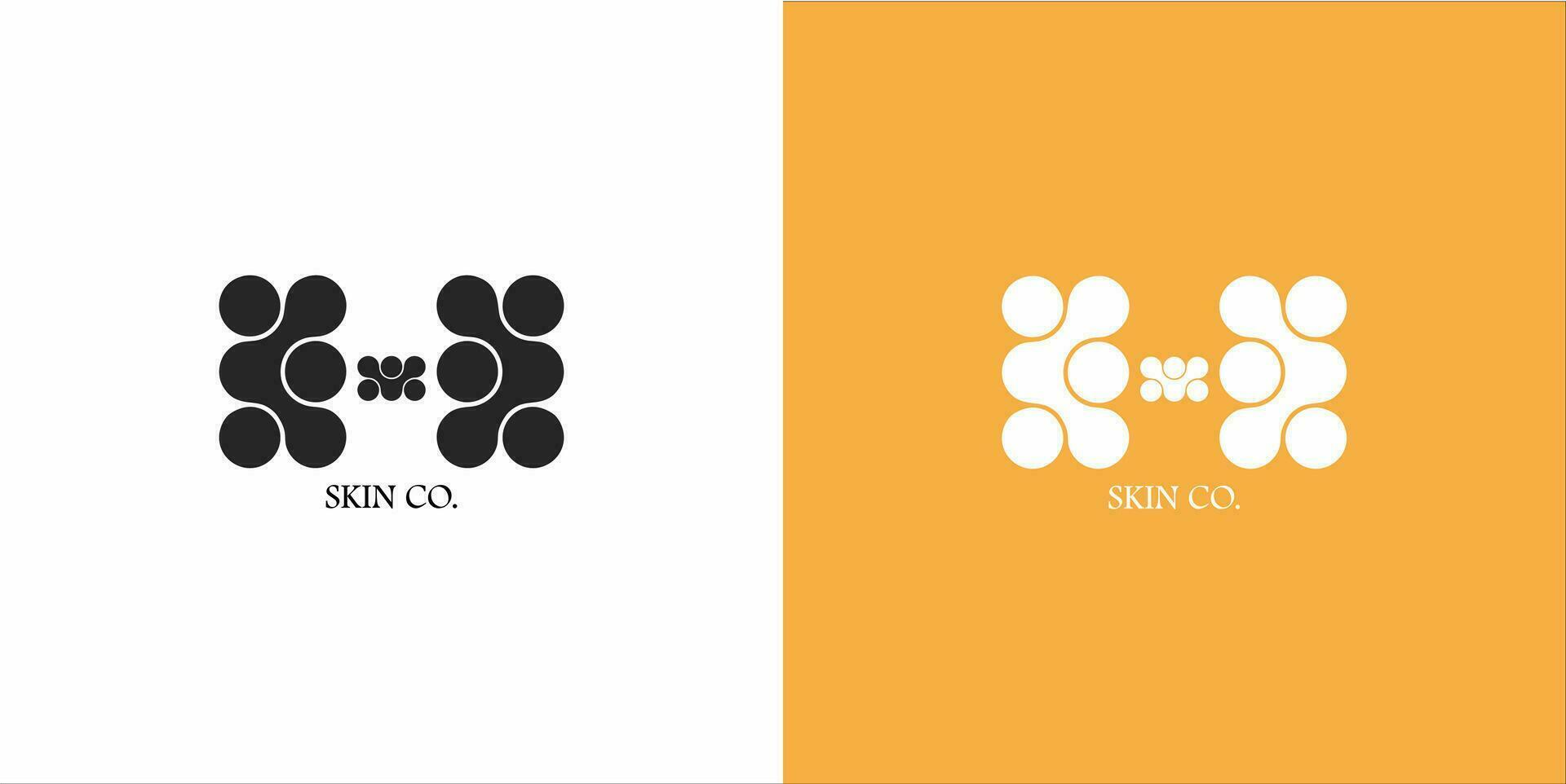 abstract logo huidsverzorging vector