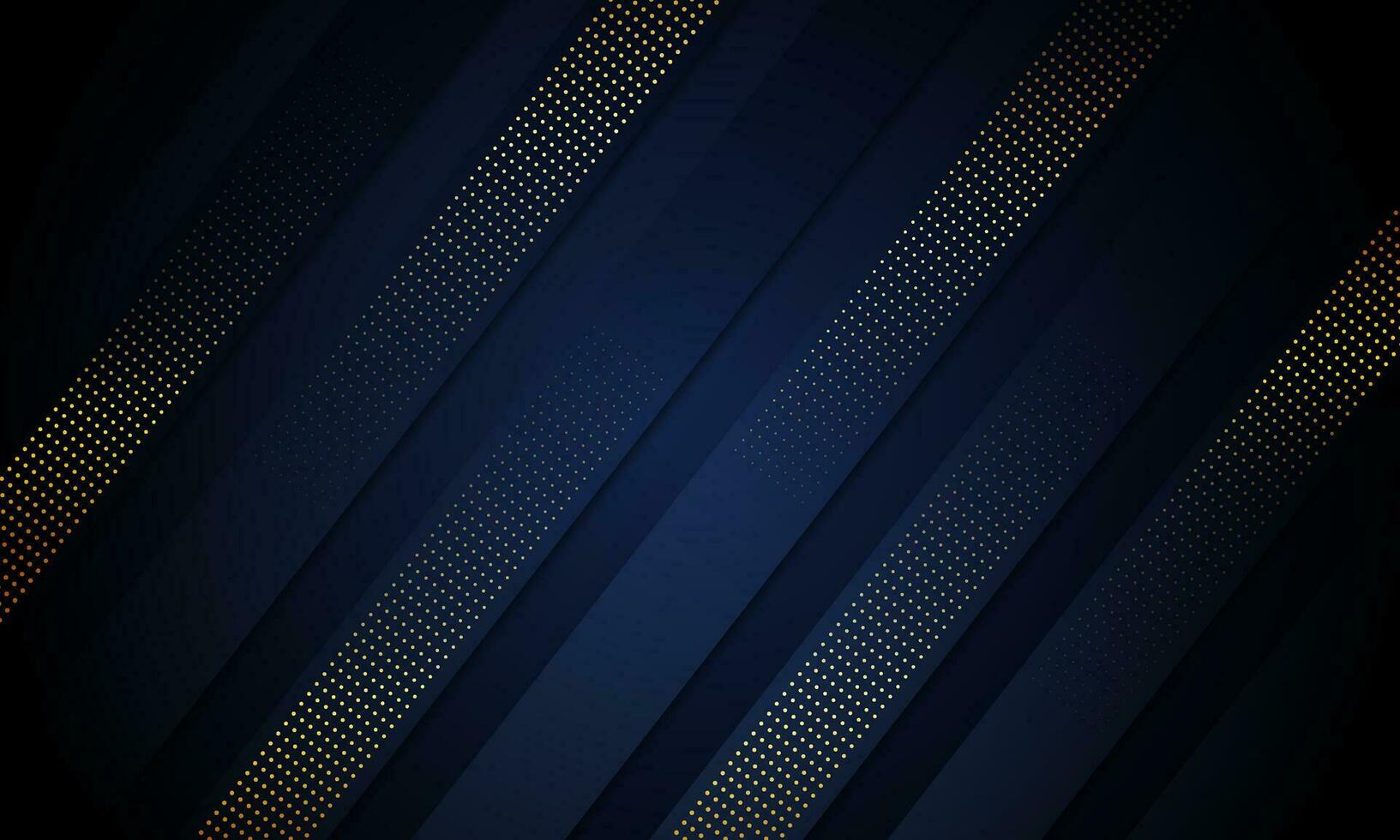 modern dynamisch donker blauw lijn met overlappende stijl achtergrond vector