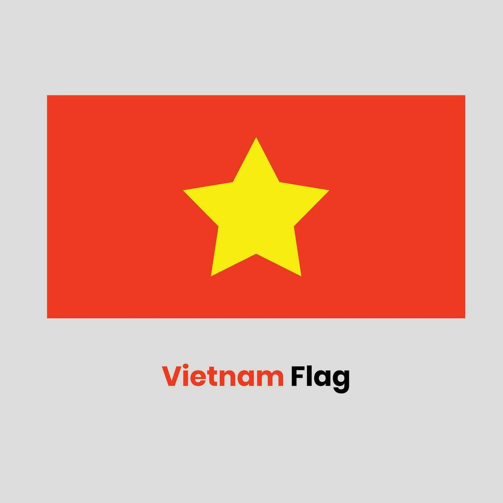 de Vietnam vlag vector