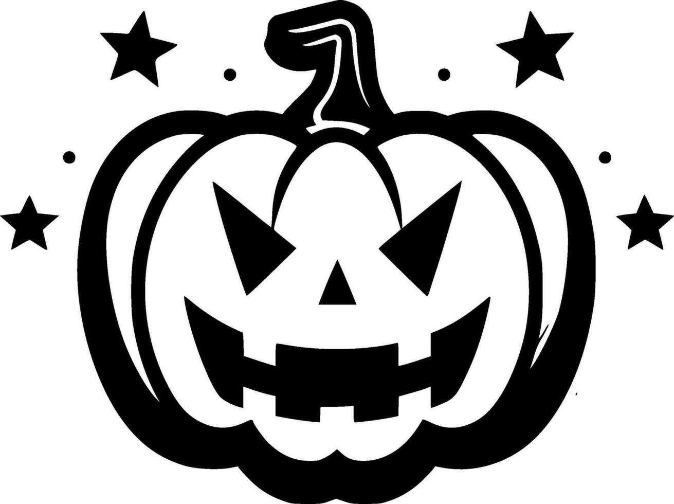 halloween - minimalistische en vlak logo - vector illustratie