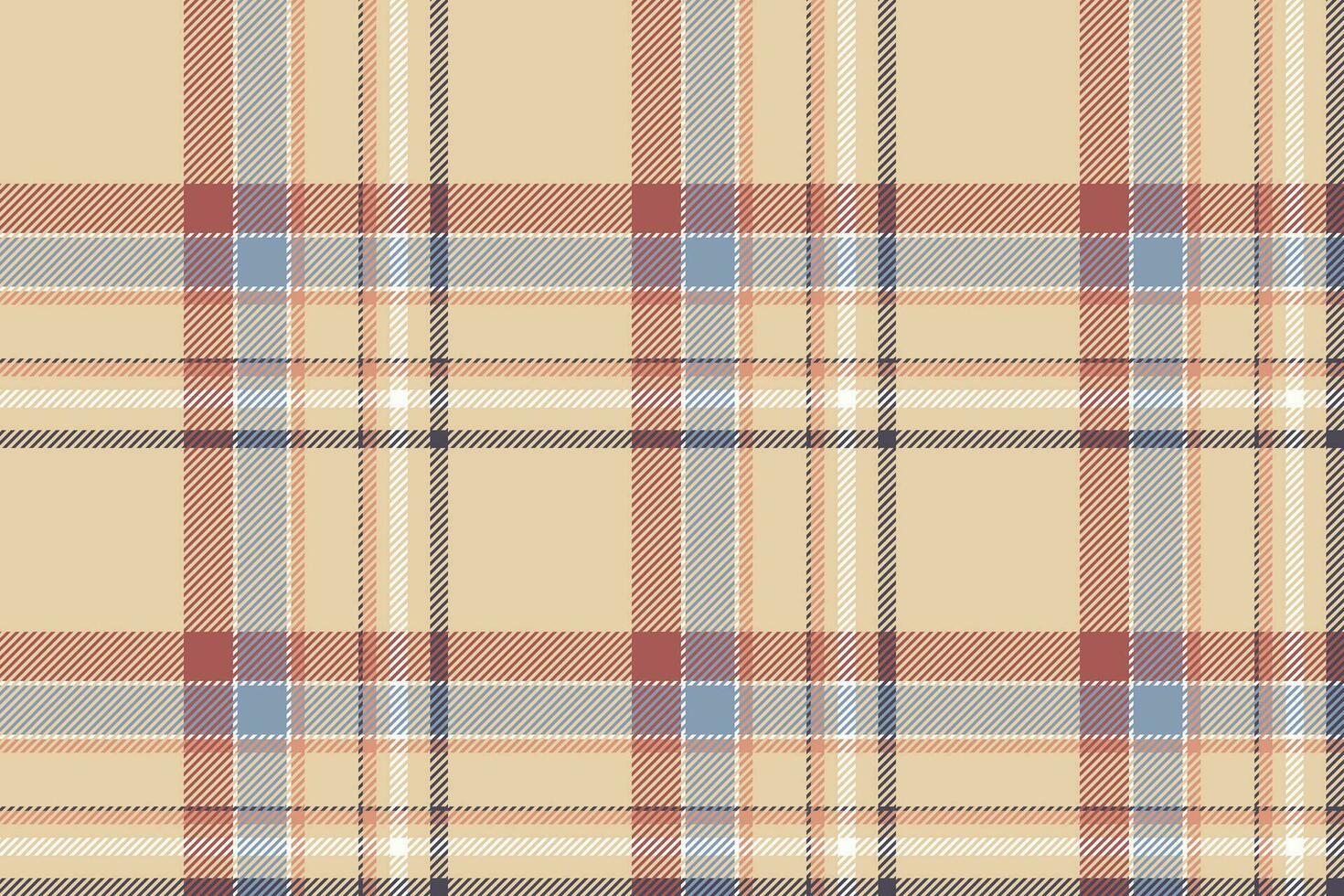 plaid achtergrond, controleren naadloos patroon in beige. vector kleding stof structuur voor textiel afdrukken, omhulsel papier, geschenk kaart of behang.