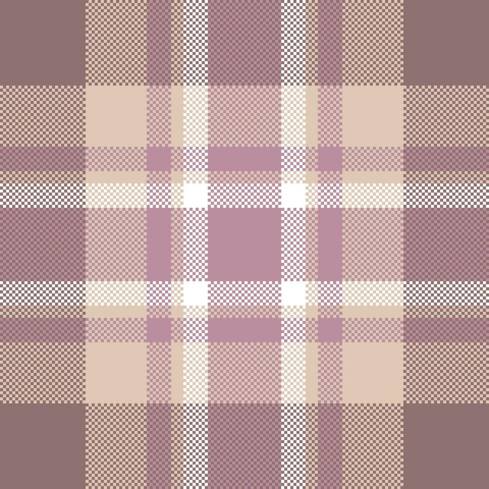 pixel achtergrond vector ontwerp. modern naadloos patroon plaid. plein structuur kleding stof. Schotse ruit Schots textiel. schoonheid kleur madras ornament.