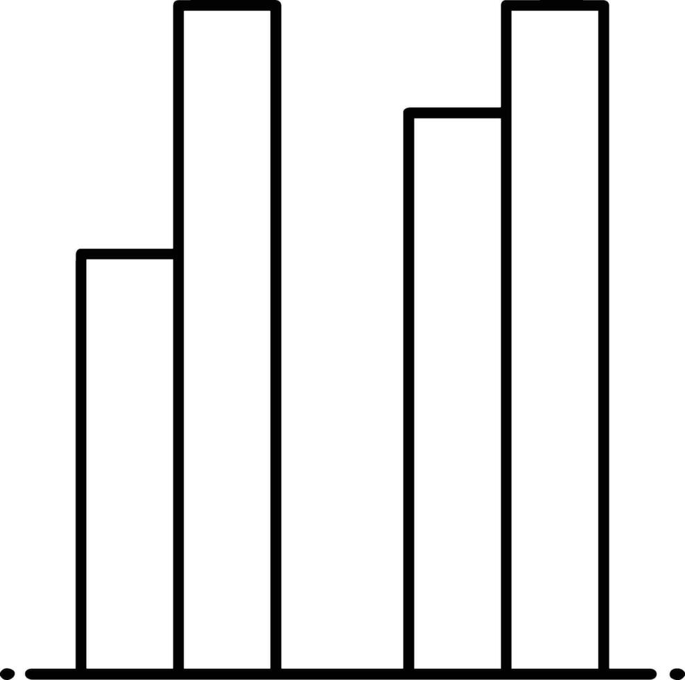 groei bedrijf icoon symbool vector afbeelding. illustratie van de vooruitgang schets infographic strategie ontwikkeling ontwerp beeld