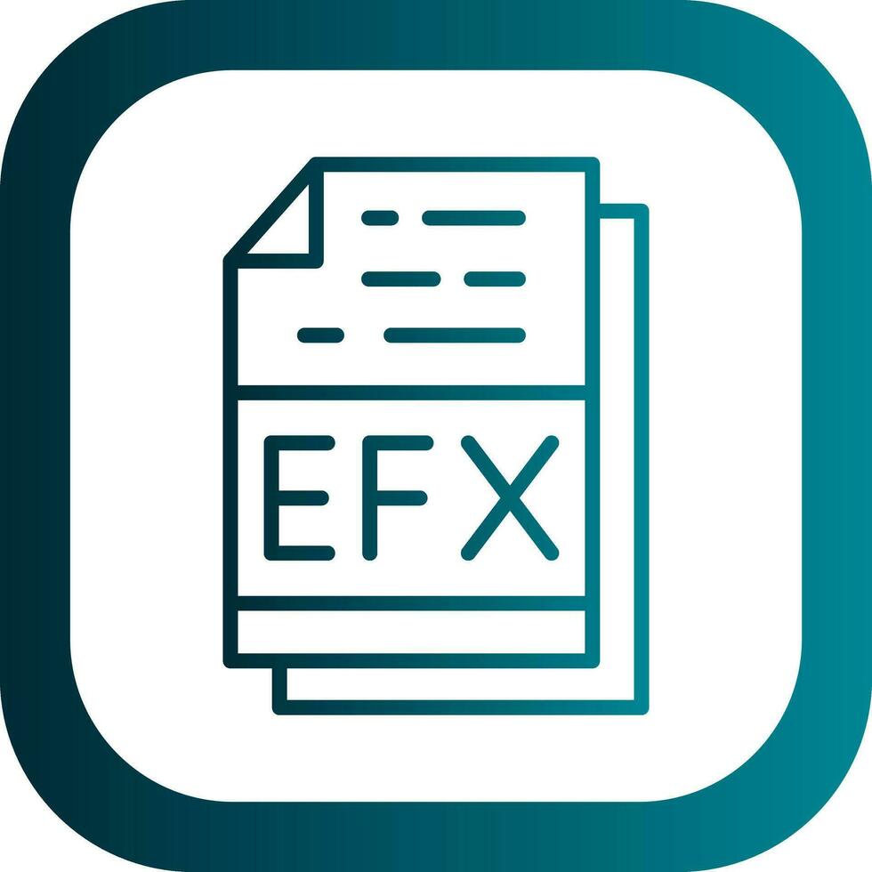 efx vector icoon ontwerp