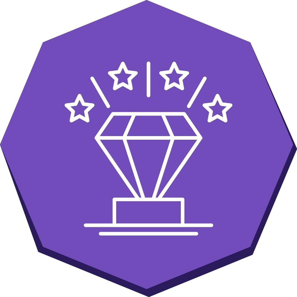 diamant vector pictogram