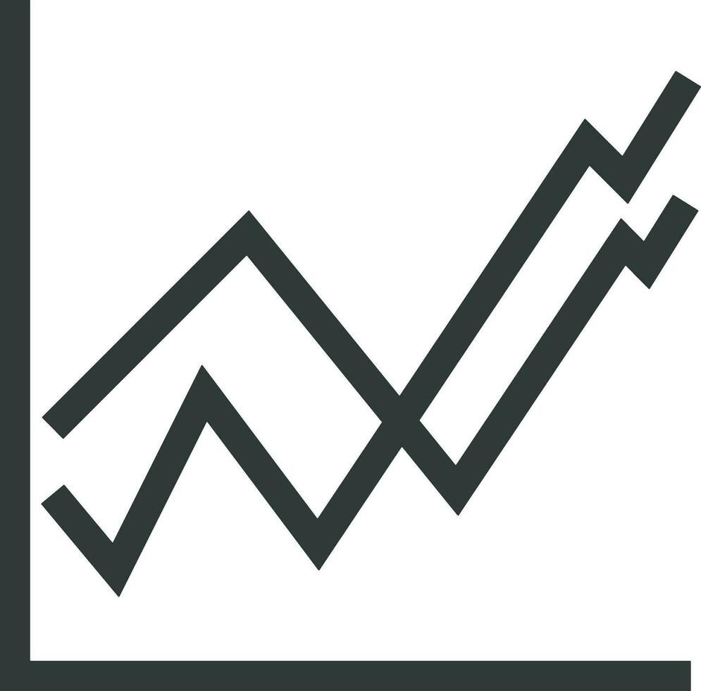 groei bedrijf icoon symbool vector afbeelding. illustratie van de vooruitgang schets infographic strategie ontwikkeling ontwerp beeld