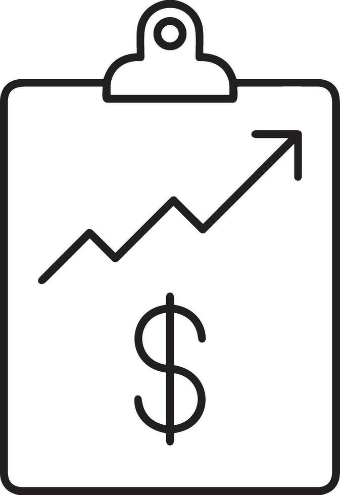 groei bedrijf icoon symbool vector afbeelding. illustratie van de vooruitgang schets infographic strategie ontwikkeling ontwerp beeld