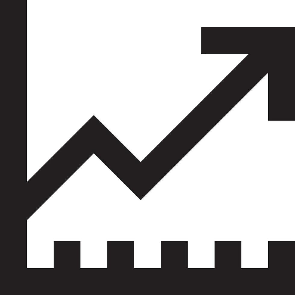 groei bedrijf icoon symbool vector afbeelding. illustratie van de vooruitgang schets infographic strategie ontwikkeling ontwerp beeld