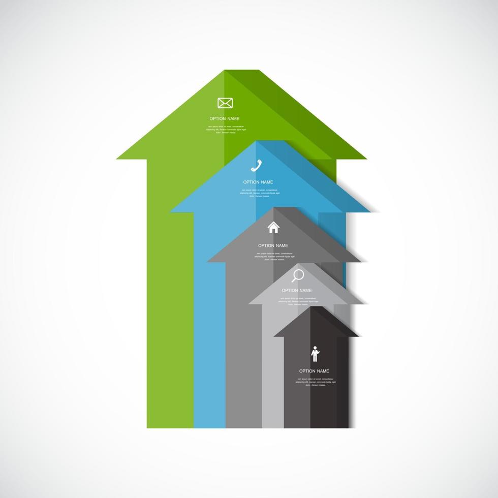 infographic sjabloon voor bedrijven vector