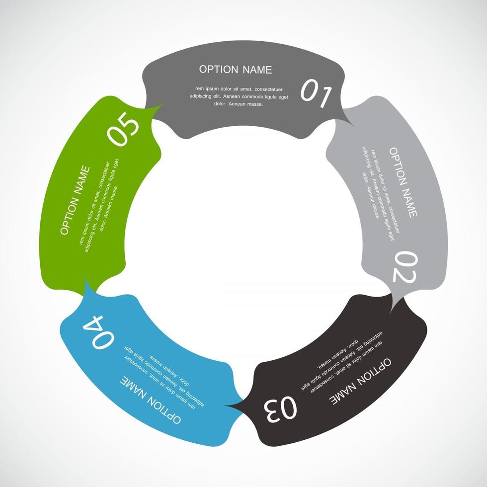 infographic sjabloon voor bedrijven vector