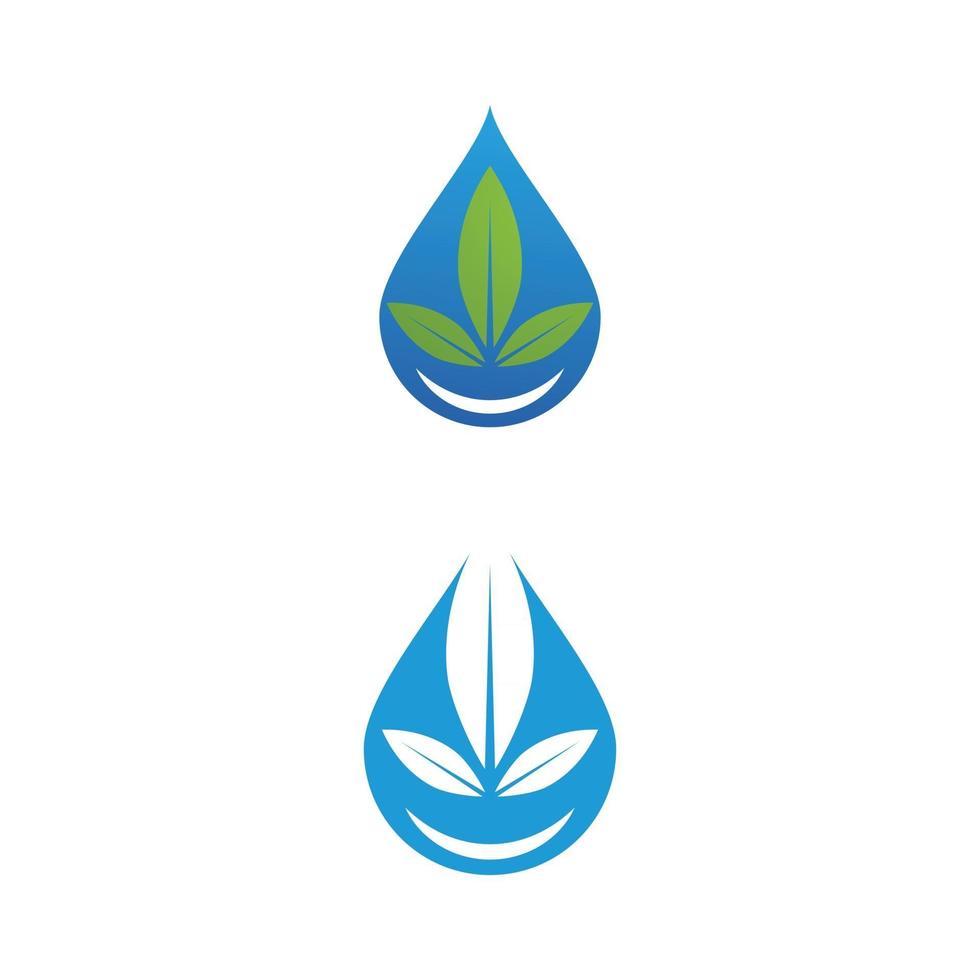 waterdruppel logo sjabloon vector illustratie ontwerp