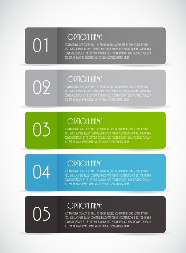 infographic sjabloon voor bedrijven vector