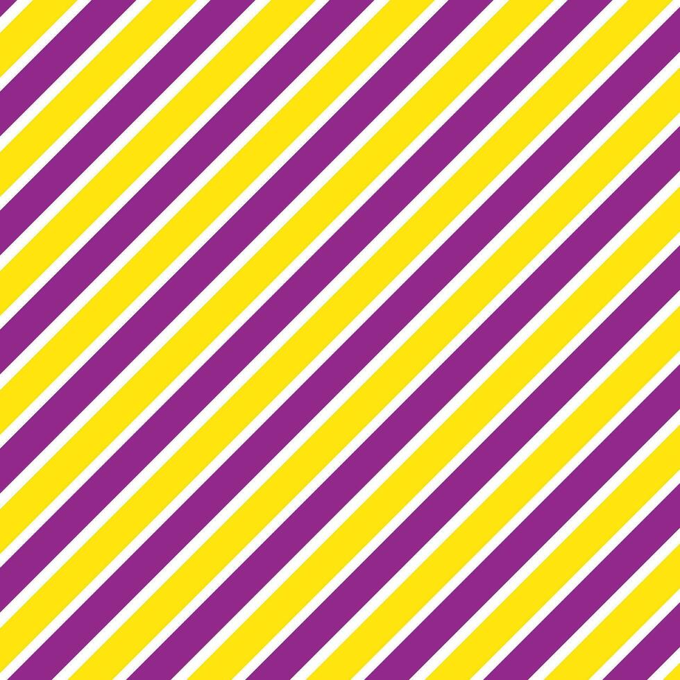 abstract golvend naadloos geel en Purper kleur digonaal lijn patroon vector