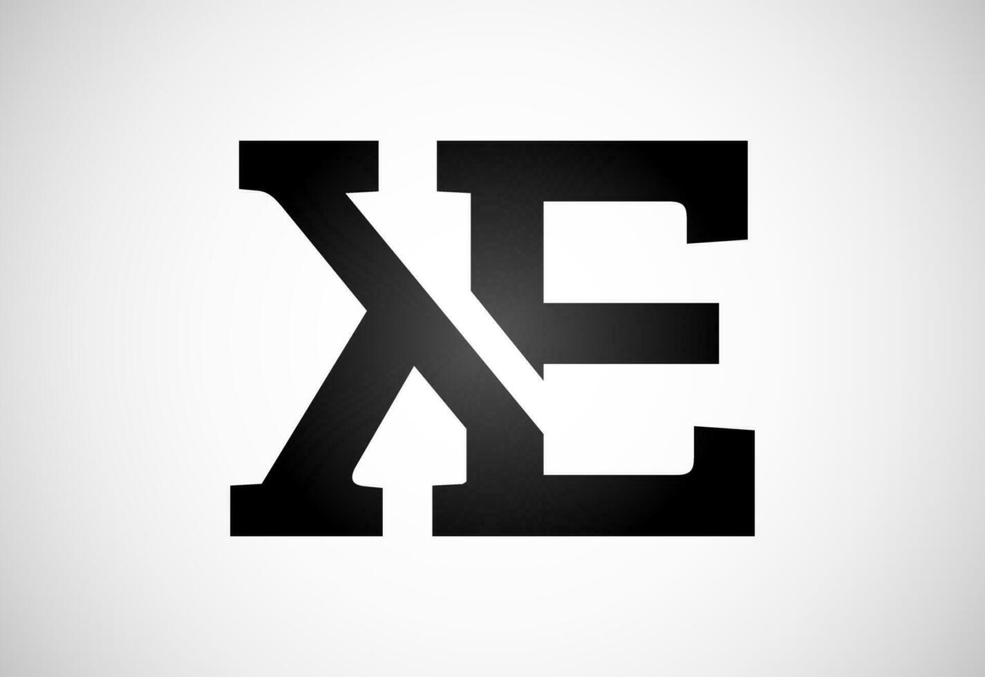 eerste brief k e logo ontwerp vector sjabloon. ke brief logo ontwerp