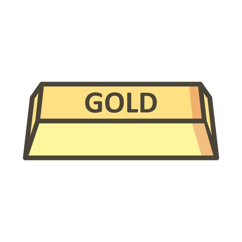 Gouden vector pictogram