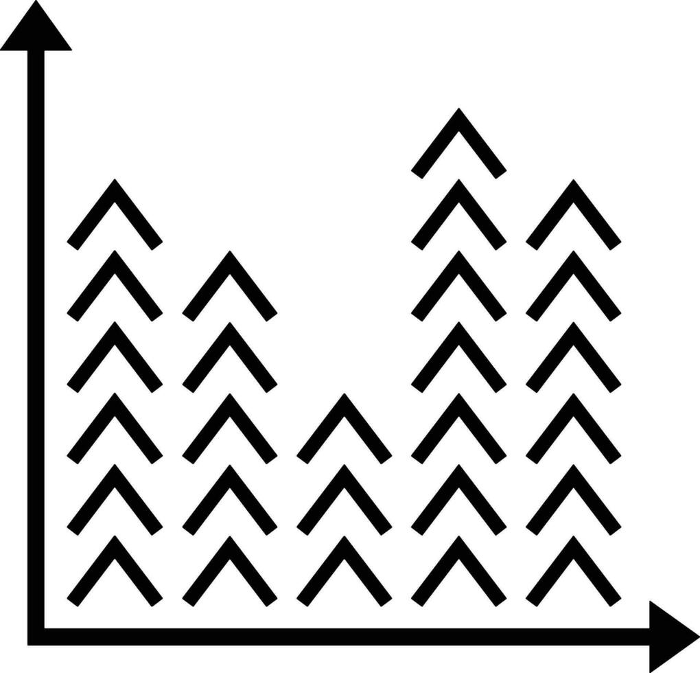 groei bedrijf icoon symbool vector afbeelding. illustratie van de vooruitgang schets infographic strategie ontwikkeling ontwerp beeld