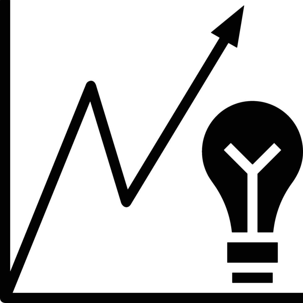 groei bedrijf icoon symbool vector afbeelding. illustratie van de vooruitgang schets infographic strategie ontwikkeling ontwerp beeld