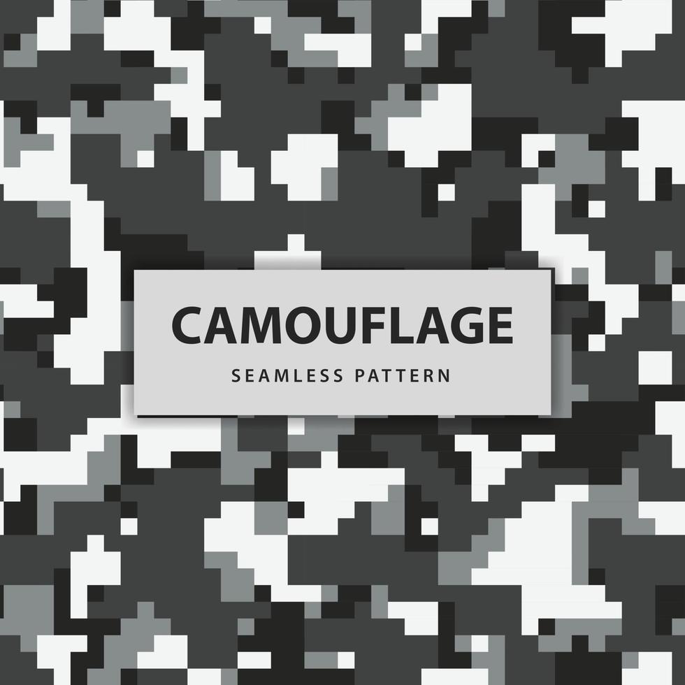 leger en leger pixel camouflage naadloos patroon vector