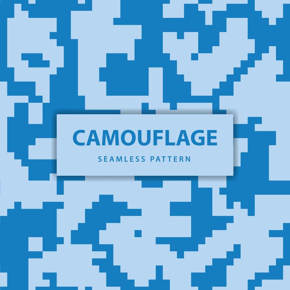 leger en leger pixel camouflage naadloos patroon vector