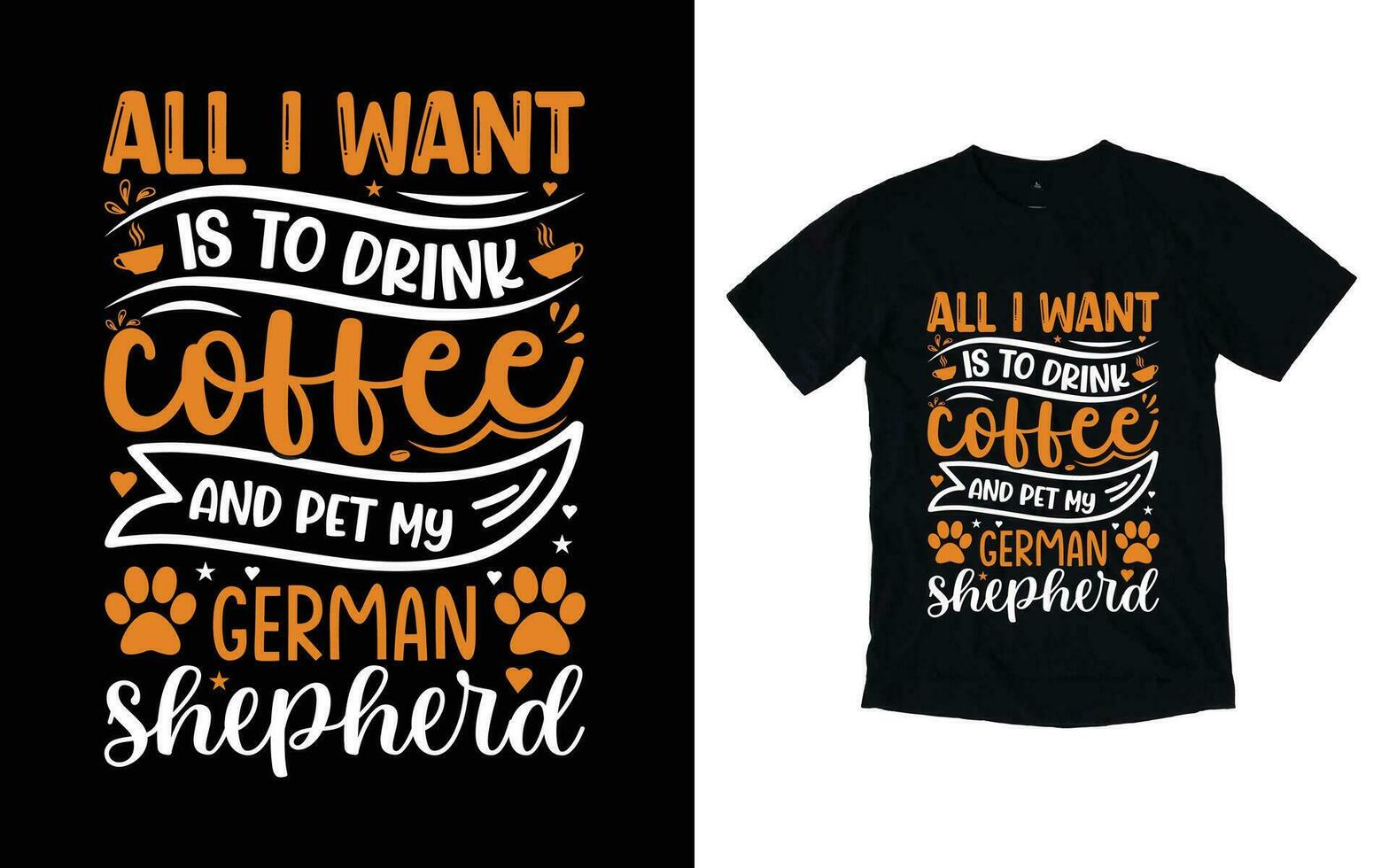 koffie typografie t-shirt ontwerp vector