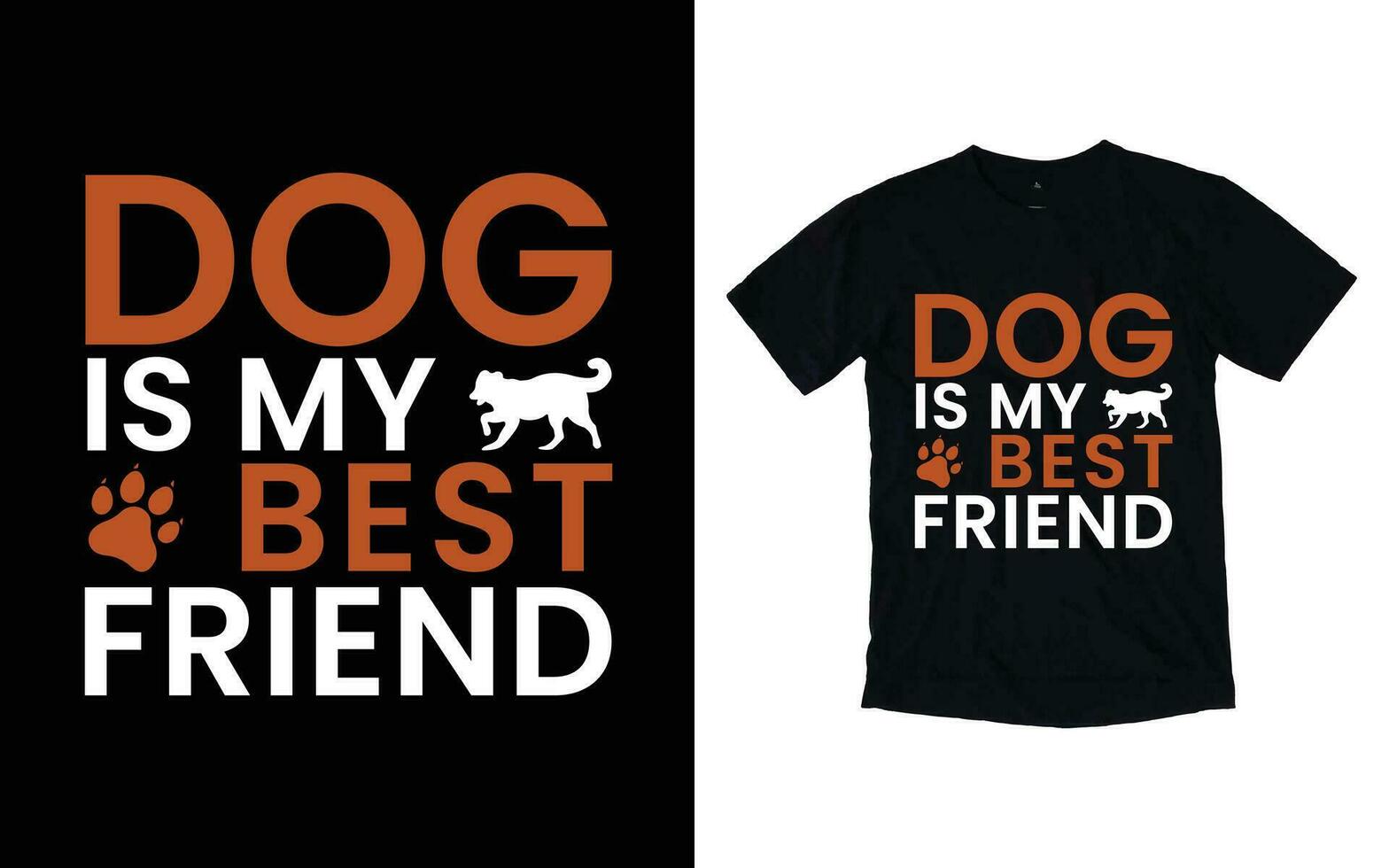 hond typografie t-shirt ontwerp vector