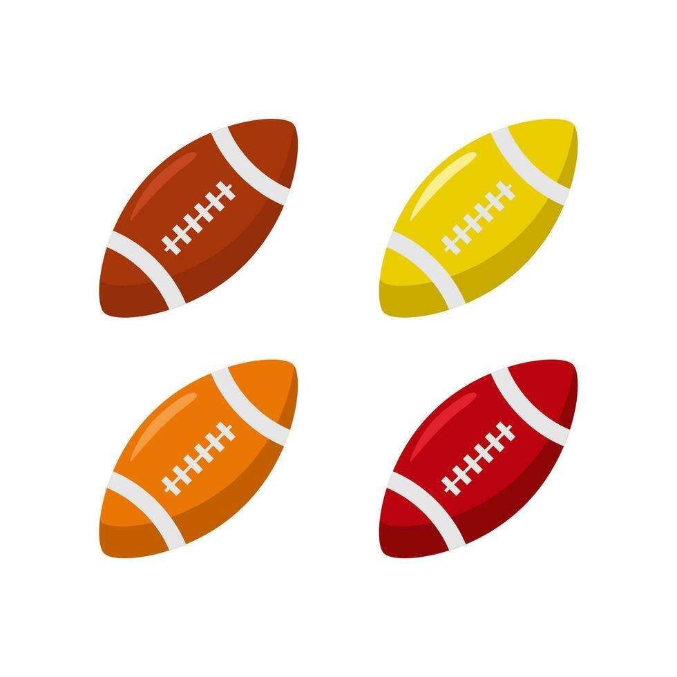 rugby ballen illustratie . sport- rugby ballen . vector