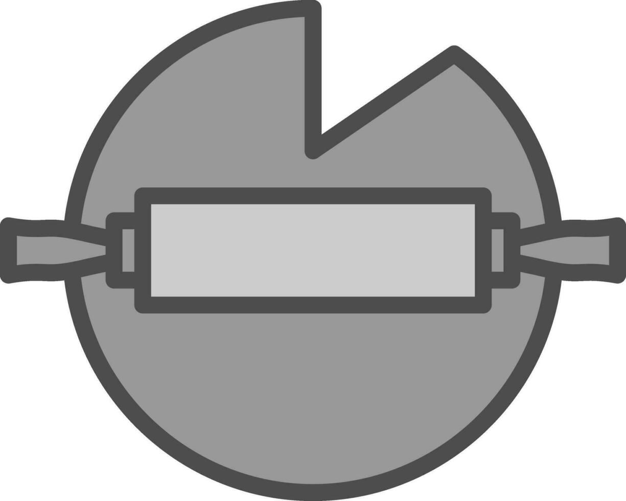 rollend pin vector icoon ontwerp