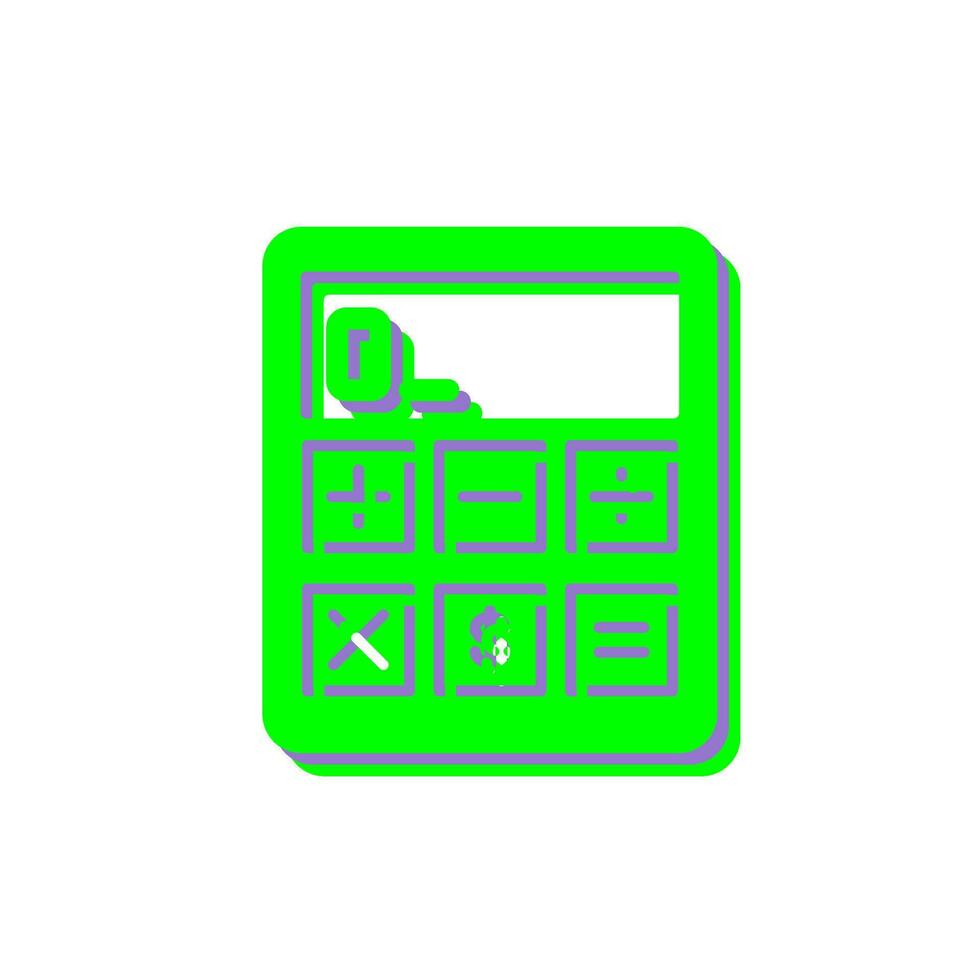 rekenmachine vector pictogram