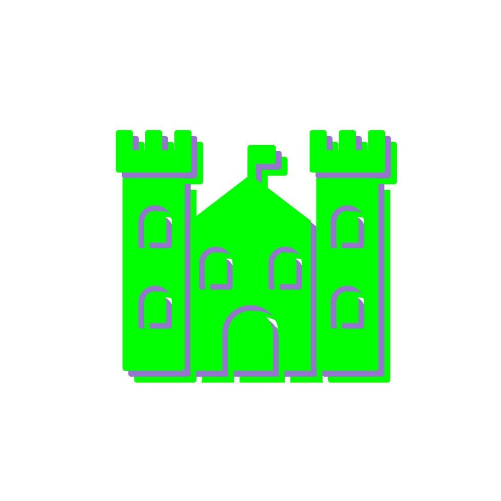 kasteel vector pictogram