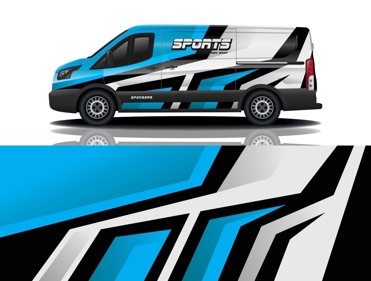 auto wrap grafische race abstracte achtergrond voor wrap en vinyl sticker vector