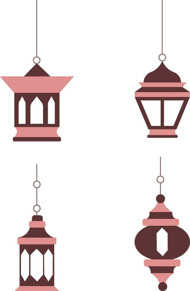 Ramadan lantaarn vorm geven aan. vector illustratie