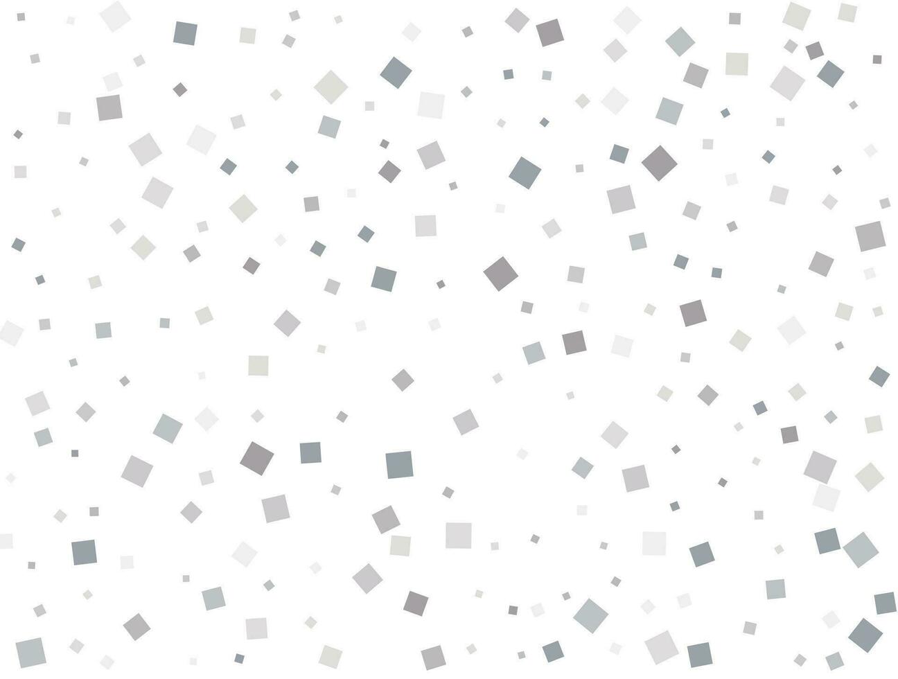 Kerstmis zilver plein confetti. vector illustratie