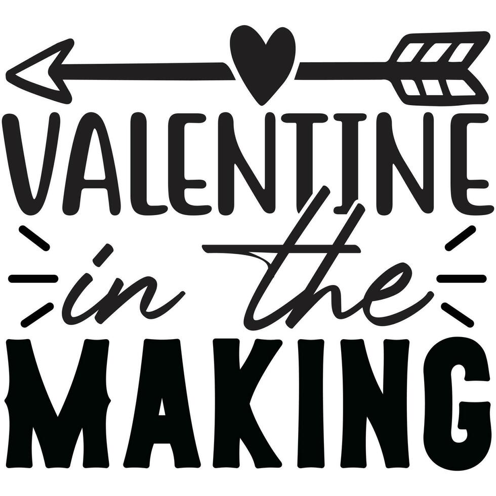 Valentijn in de maken vector