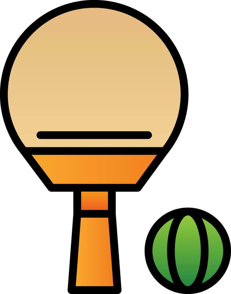 ping pong vector icoon ontwerp