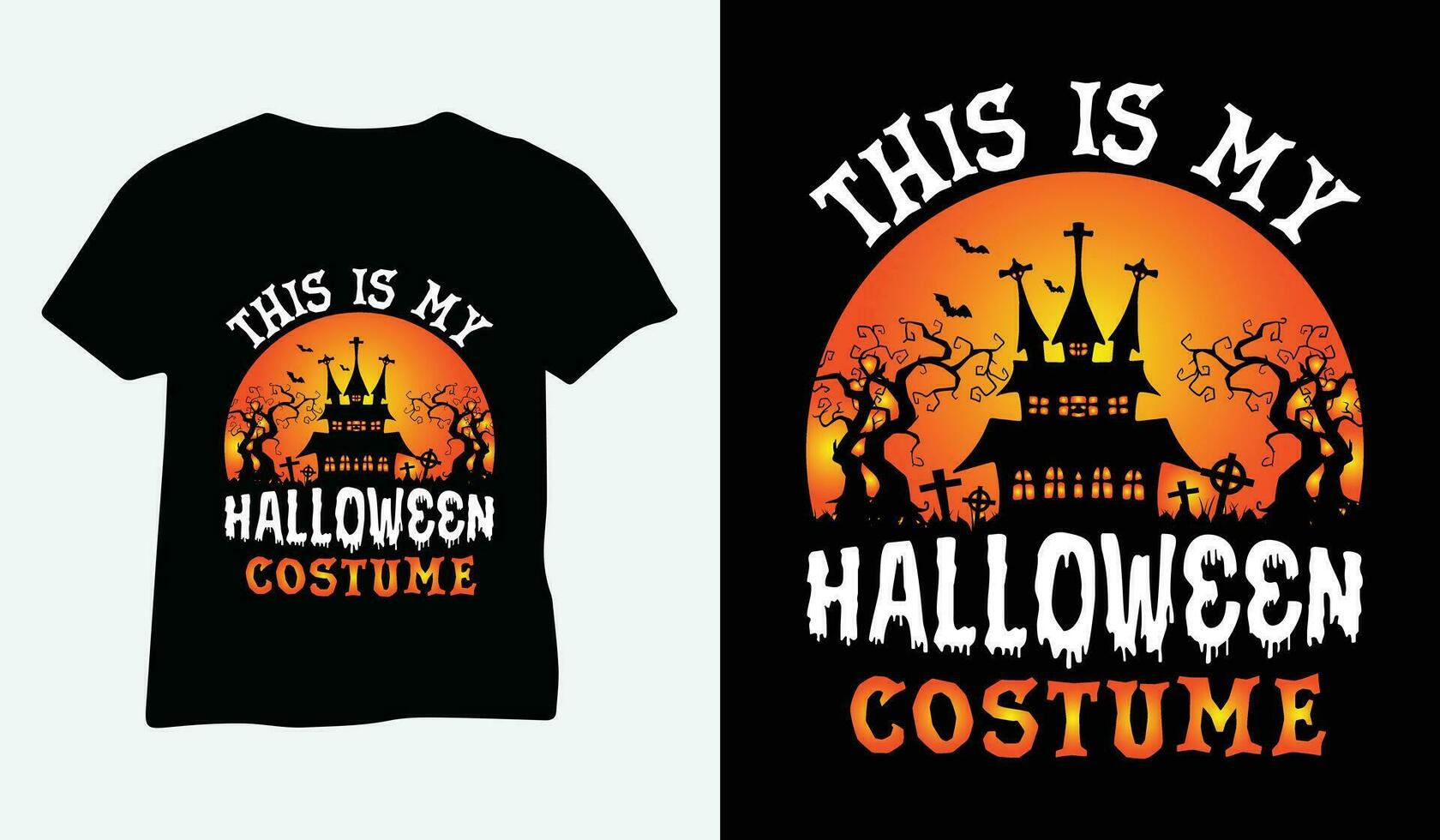 deze is mijn halloween kostuum, halloween t-shirt vector