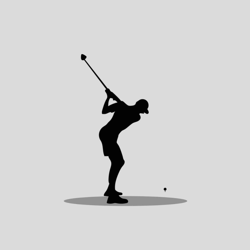 golf bal spelen vector