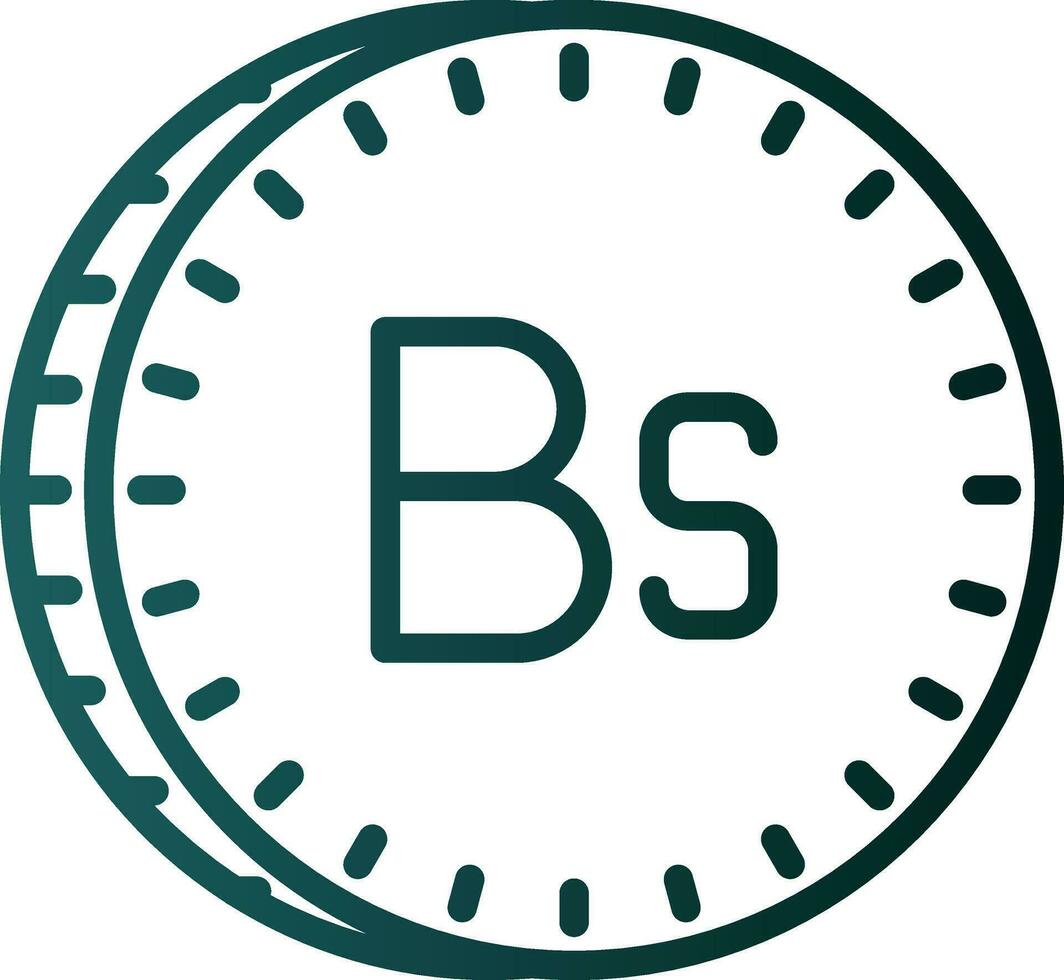 boliviano vector icoon ontwerp