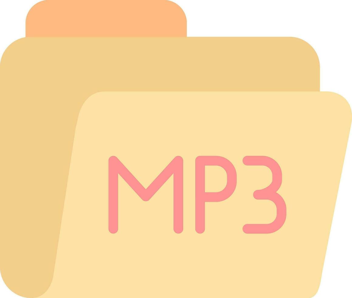 mp3 vector icoon ontwerp