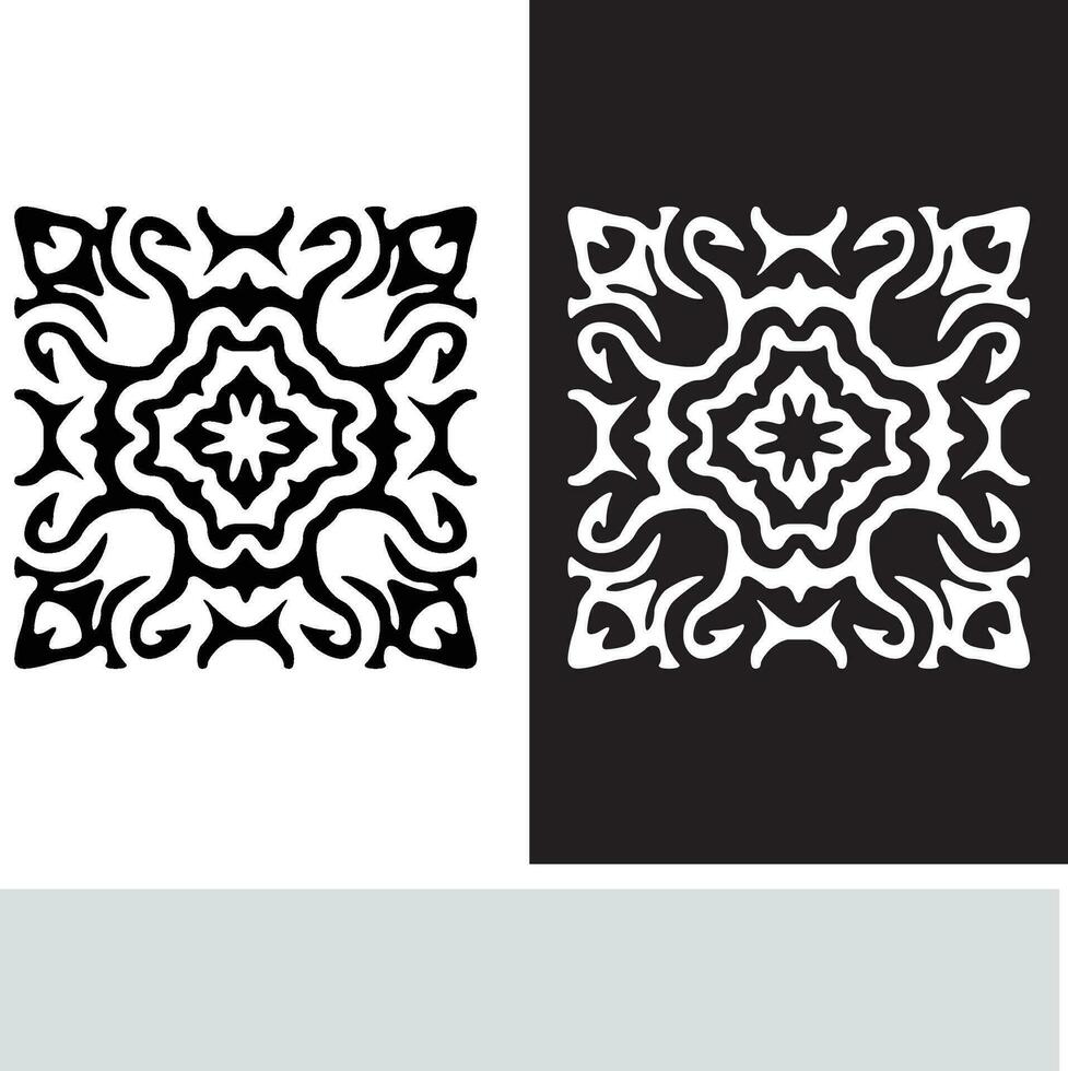 abstract naadloos patroon met silhouetten bloemen in zwart en wit. bloemen herhalen monochroom achtergrond. eindeloos afdrukken textuur. kleding stof ontwerp. behang - vector