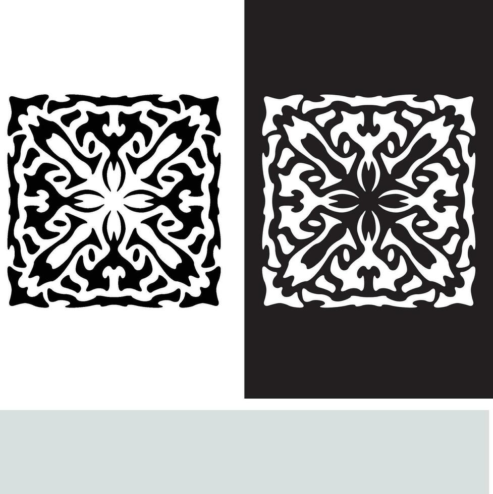 abstract naadloos patroon met silhouetten bloemen in zwart en wit. bloemen herhalen monochroom achtergrond. eindeloos afdrukken textuur. kleding stof ontwerp. behang - vector