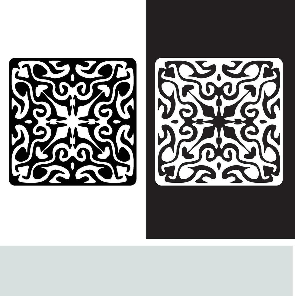 abstract naadloos patroon met silhouetten bloemen in zwart en wit. bloemen herhalen monochroom achtergrond. eindeloos afdrukken textuur. kleding stof ontwerp. behang - vector