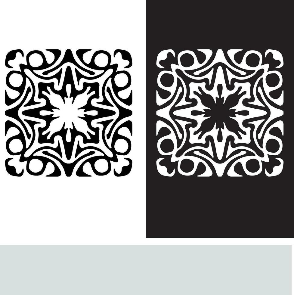 abstract naadloos patroon met silhouetten bloemen in zwart en wit. bloemen herhalen monochroom achtergrond. eindeloos afdrukken textuur. kleding stof ontwerp. behang - vector